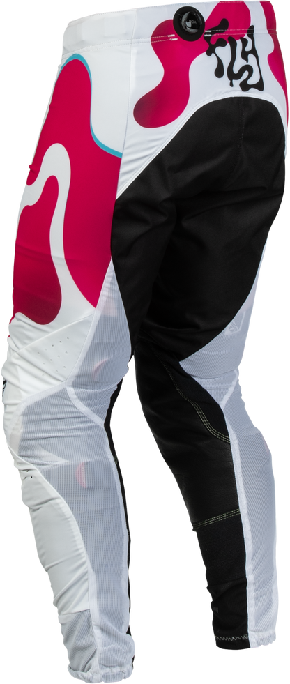 Youth Lite Vibe Pants White/Pink/Blue Sz 26