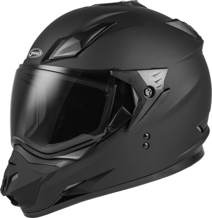 Gm 11 Dual Sport Helmet Matte Black  3x