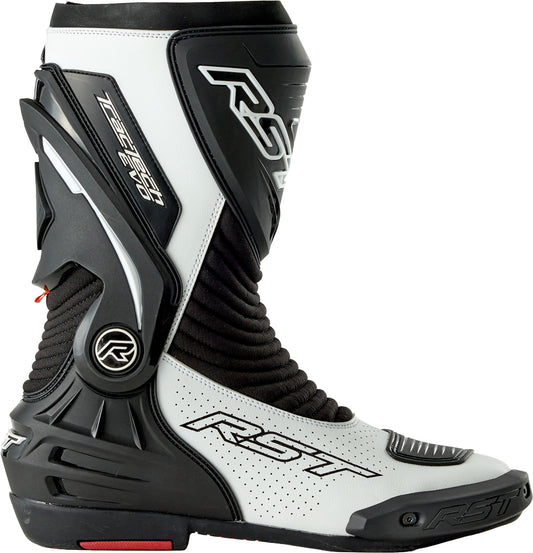 RST Tractech Evo D3o Motorcycle Boot Black & White, Part Number 103700WHI-38