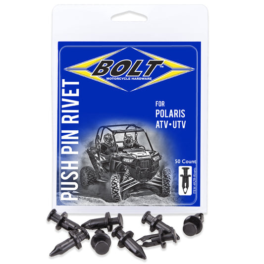 BOLT RZR-RIVETS Pry Rivet Set for ATV/UTV, 50-Pack