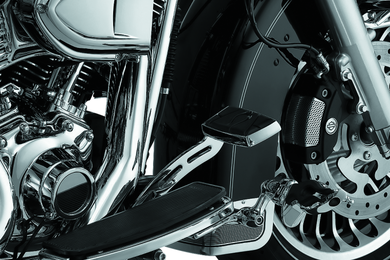 Kuryakyn Extended Brake Pedal Girder for Harley Davidson Touring Models (2008-2009) - Chrome Part Number KUR1071