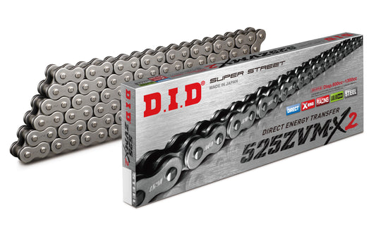 D.I.D Chain 525ZVM X2 150ZB - Heavy-Duty Motorcycle Chain