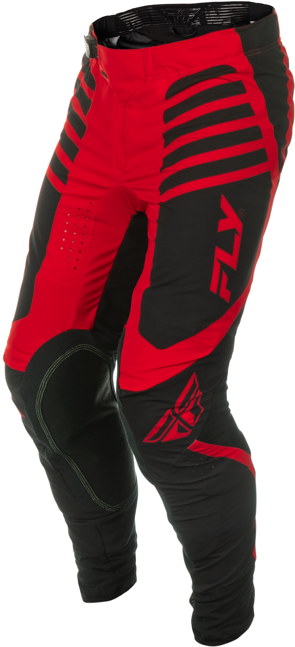 Fly Racing Lite Pants Black/Red Size 30 – Lightweight Motorcycle Riding Pants with Kevlar Heat Shields and Boa Fit System