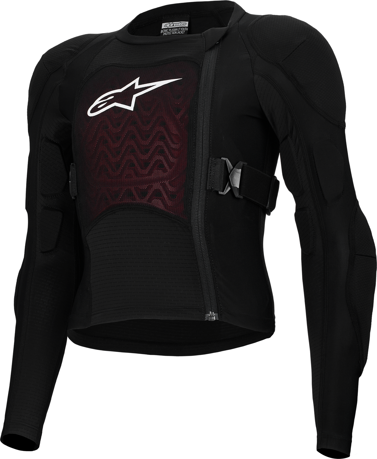 ALPINESTARS BIONIC PLASMA LT YTH PROTC JKT BLACK/WHITE XL