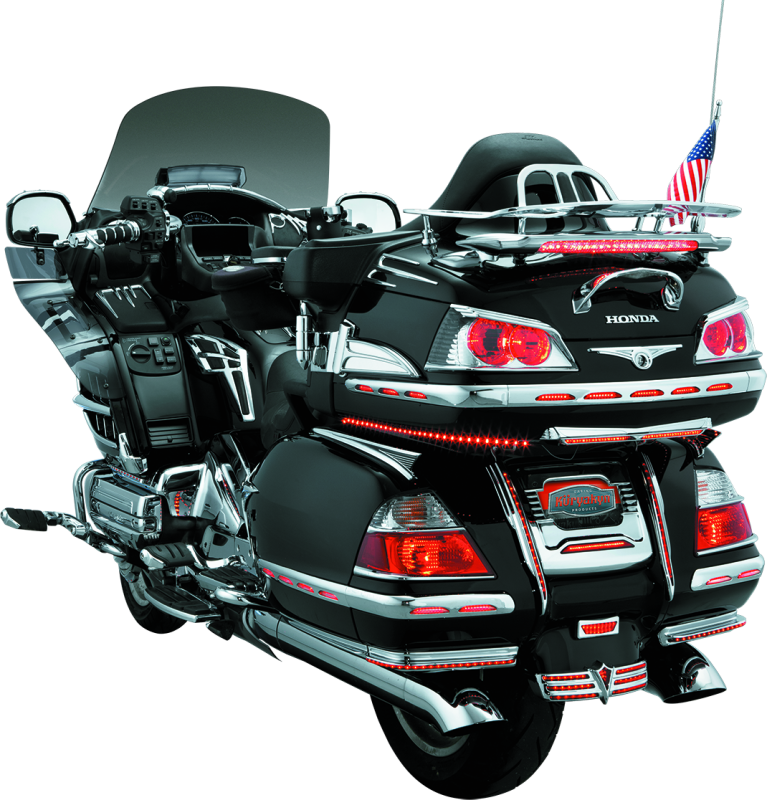 Kuryakyn Trunk Keyhole Trim for Honda GL1800 Gold Wing (2001-2005) - Chrome Finish