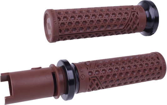 ODI Van's Lock-On Grips Brown and Black for Model Years 2023-2024, Part V31VHTCN-B