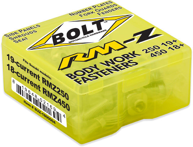 BOLT Full Plastic Fastener Kit for Suzuki RM-Z Models – OEM Quality Replacement Hardware