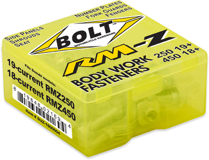 BOLT Full Plastic Fastener Kit for Suzuki RM-Z Models – OEM Quality Replacement Hardware