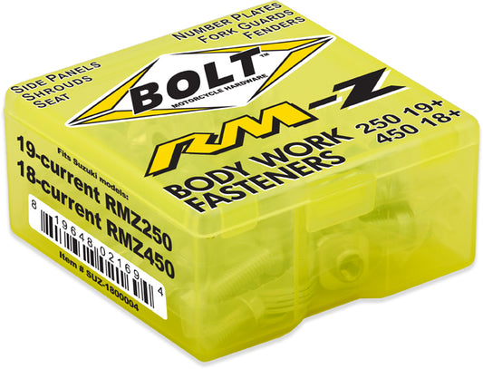 BOLT Full Plastic Fastener Kit for Suzuki RM-Z Models – OEM Quality Replacement Hardware