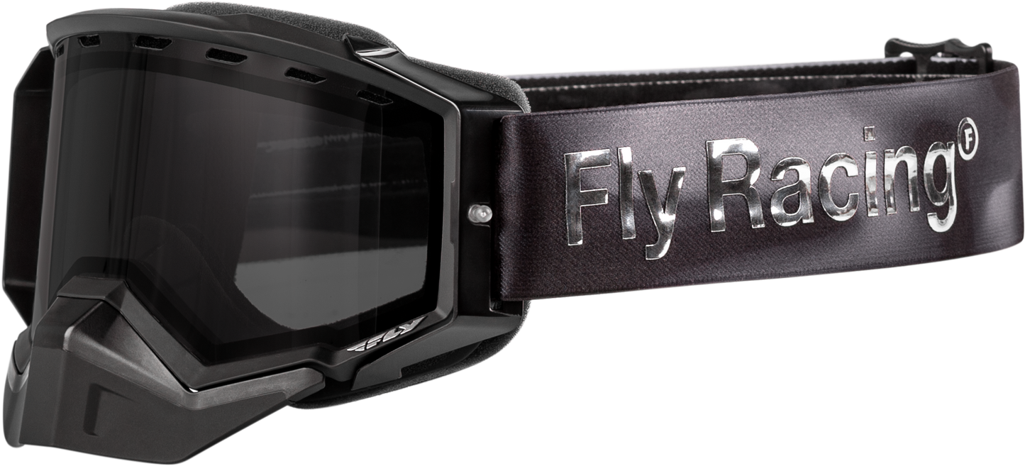 Fly Racing Zone Elite Snow Goggle with Polarized Smoke Lens - Part Number FLB-24ZP3