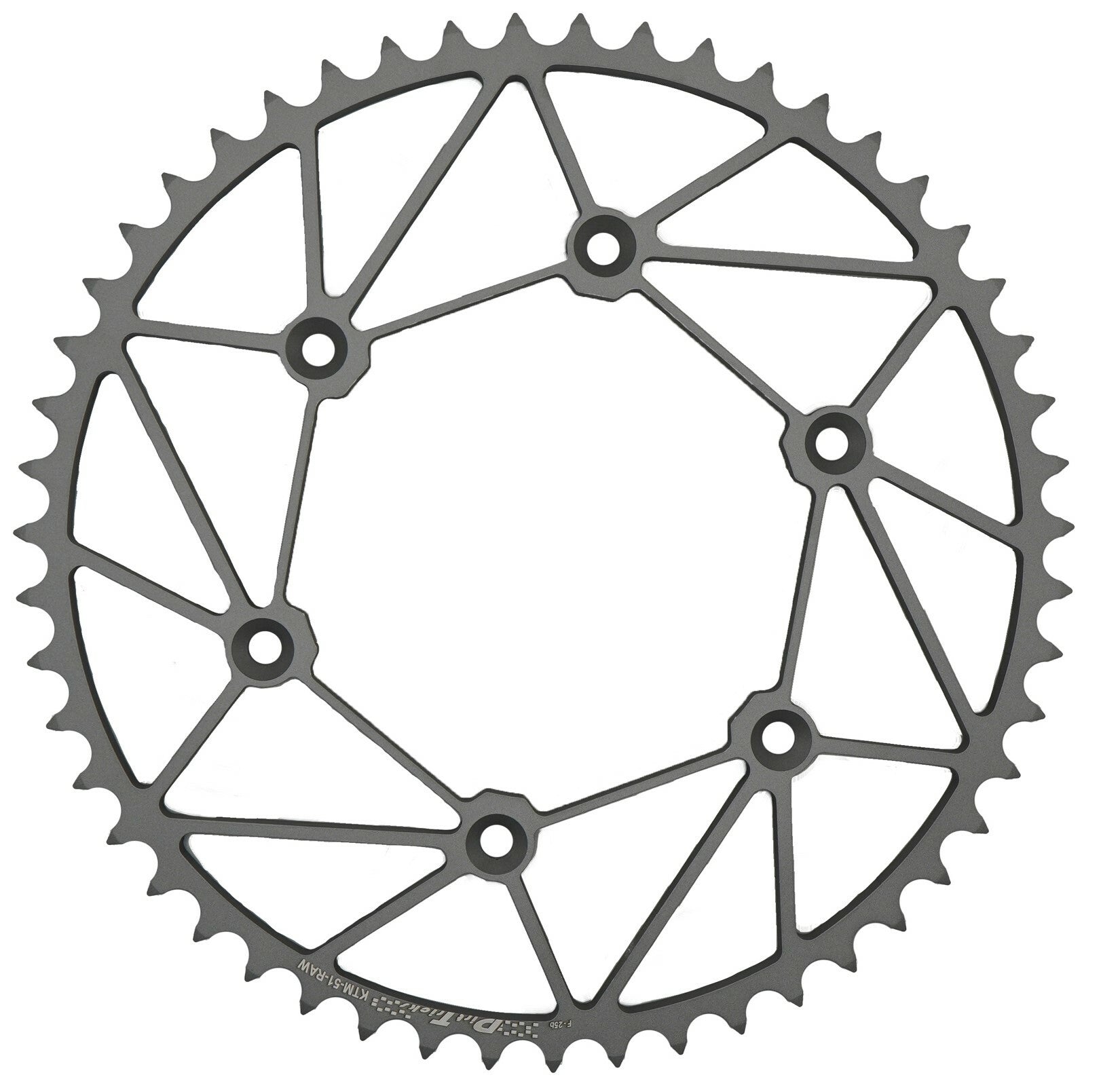 Dirt Tricks Rear Sprocket Chromoly 49T 520 Raw for Sherco Cross Country Models