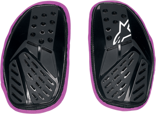 Alpinestars Stella Bionic Chest Pads - Black/Violet (Part #678208-13)