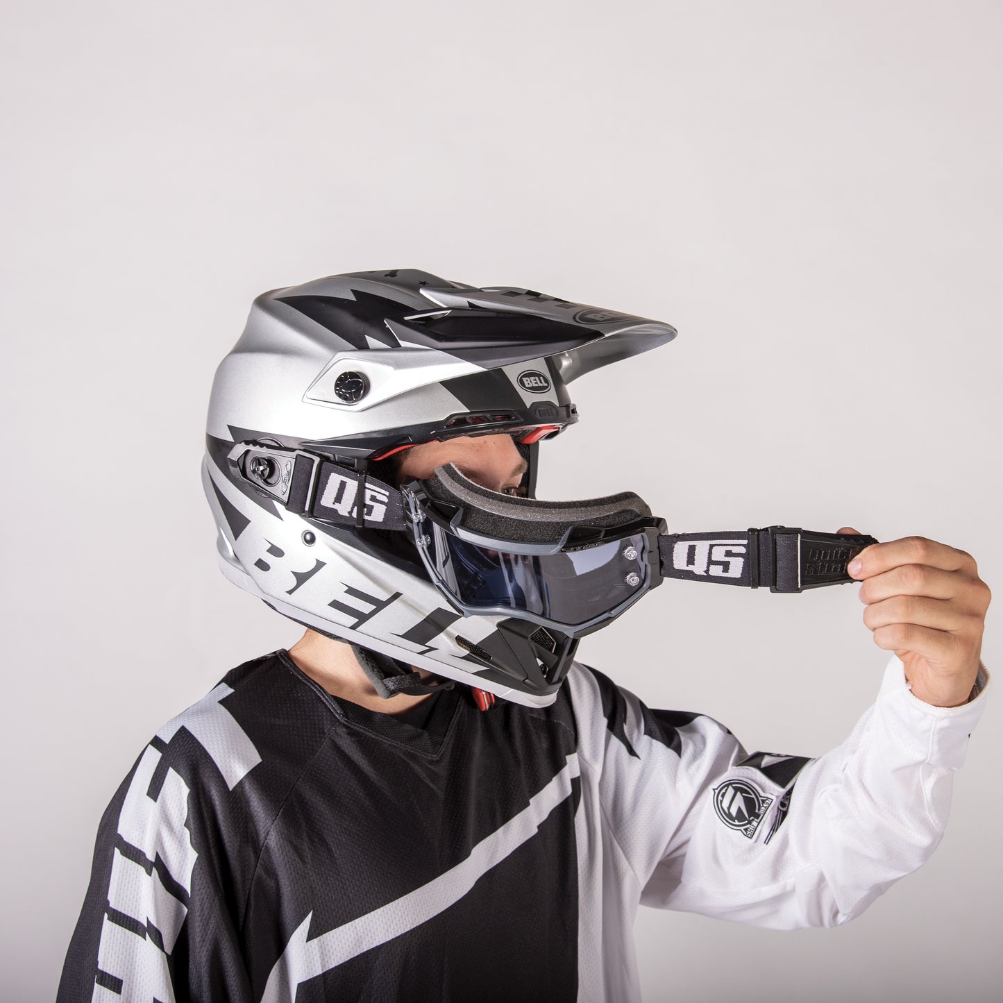 QUICK STRAP QS-45 Quick Strap Black for Goggles - Easy One-Hand Installation