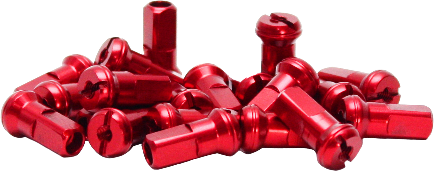 SPOKE NIPPLES RED