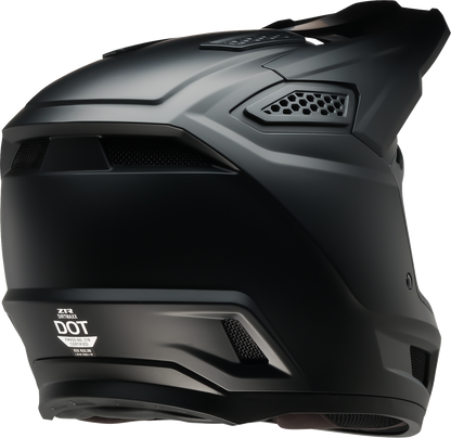 Z1R Dirt Maxx Helmet - Solid Matte Black, Medium - Part Number 0110-9935