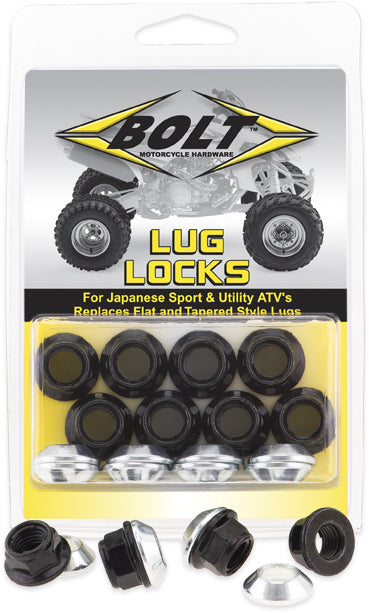 BOLT 2005-LUG.B Lug Locks Black for Wheel Compatibility and Security