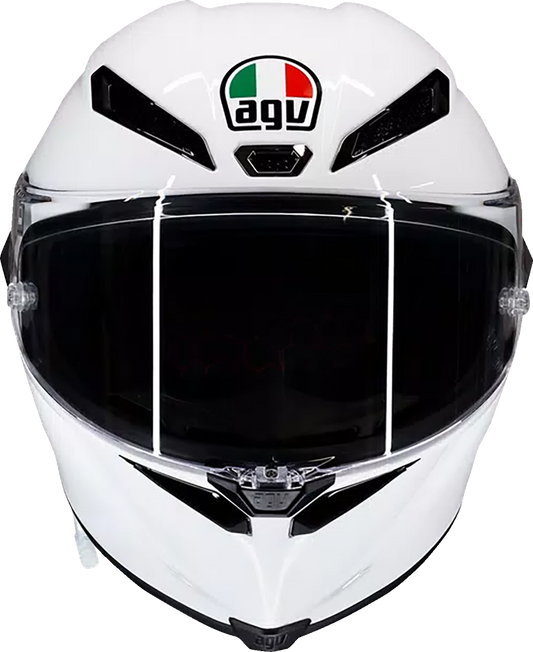 AGV Pista GP RR Helmet - White, XS | High-Performance Motorcycle Helmet with Advanced Ventilation and Safety Features
