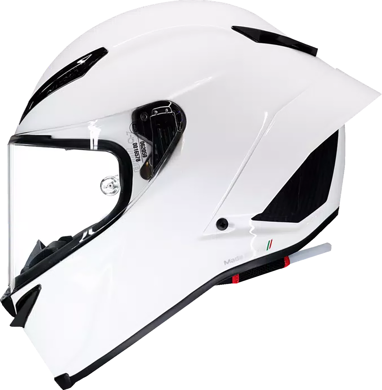 AGV Pista GP RR Helmet - White, XS | High-Performance Motorcycle Helmet with Advanced Ventilation and Safety Features