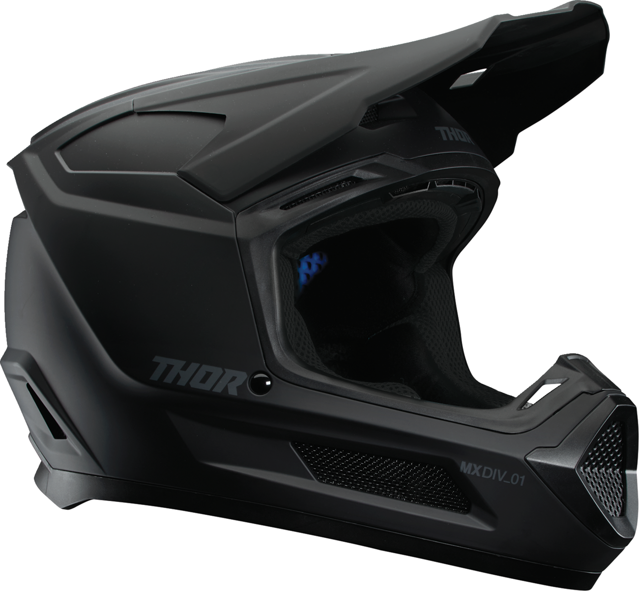 THOR Youth Fleet Helmet - Blackout Matte Black (Part Number 0111-1750)
