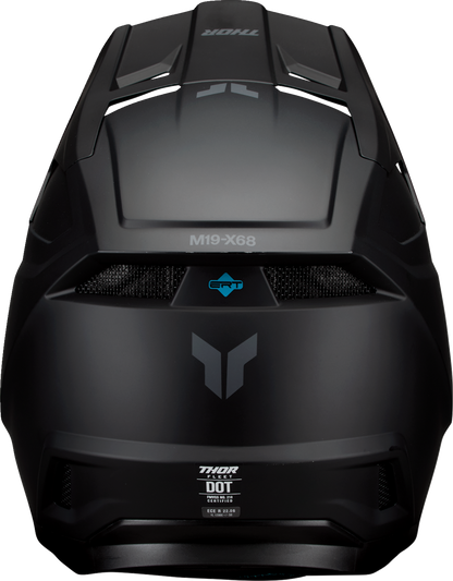THOR Youth Fleet Helmet - Blackout Matte Black (Part Number 0111-1750)
