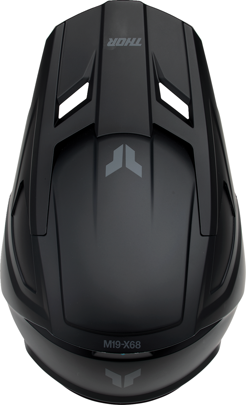 THOR Youth Fleet Helmet Blackout Matte Black Large (Part #0111-1752)