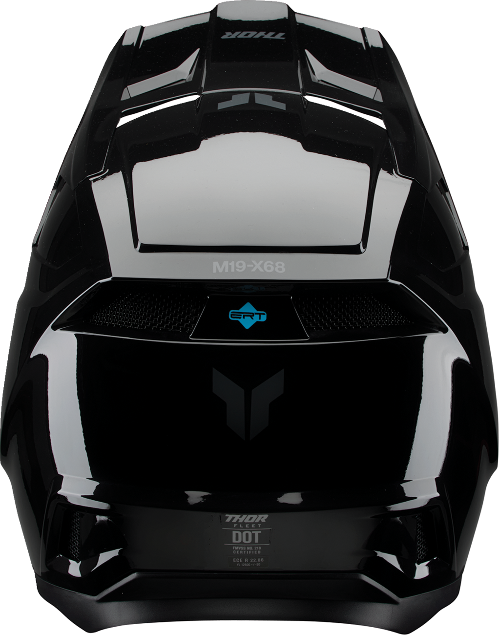 THOR Youth Fleet Helmet Blackout Gloss Black - Medium (Part Number 0111-1754)