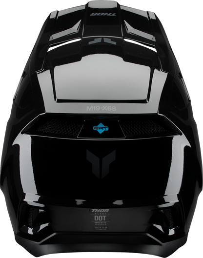 THOR Youth Fleet Helmet Blackout Gloss Black - Medium (Part Number 0111-1754)