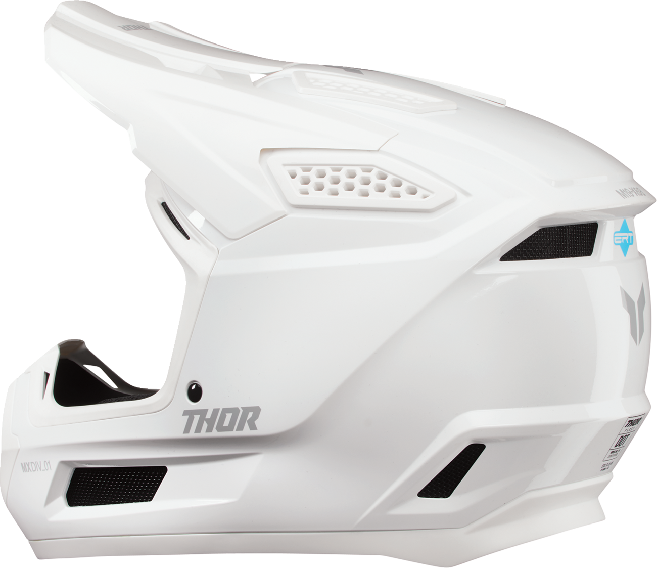 THOR Fleet Helmet - Whiteout Gloss White Large (Part #0110-9396)