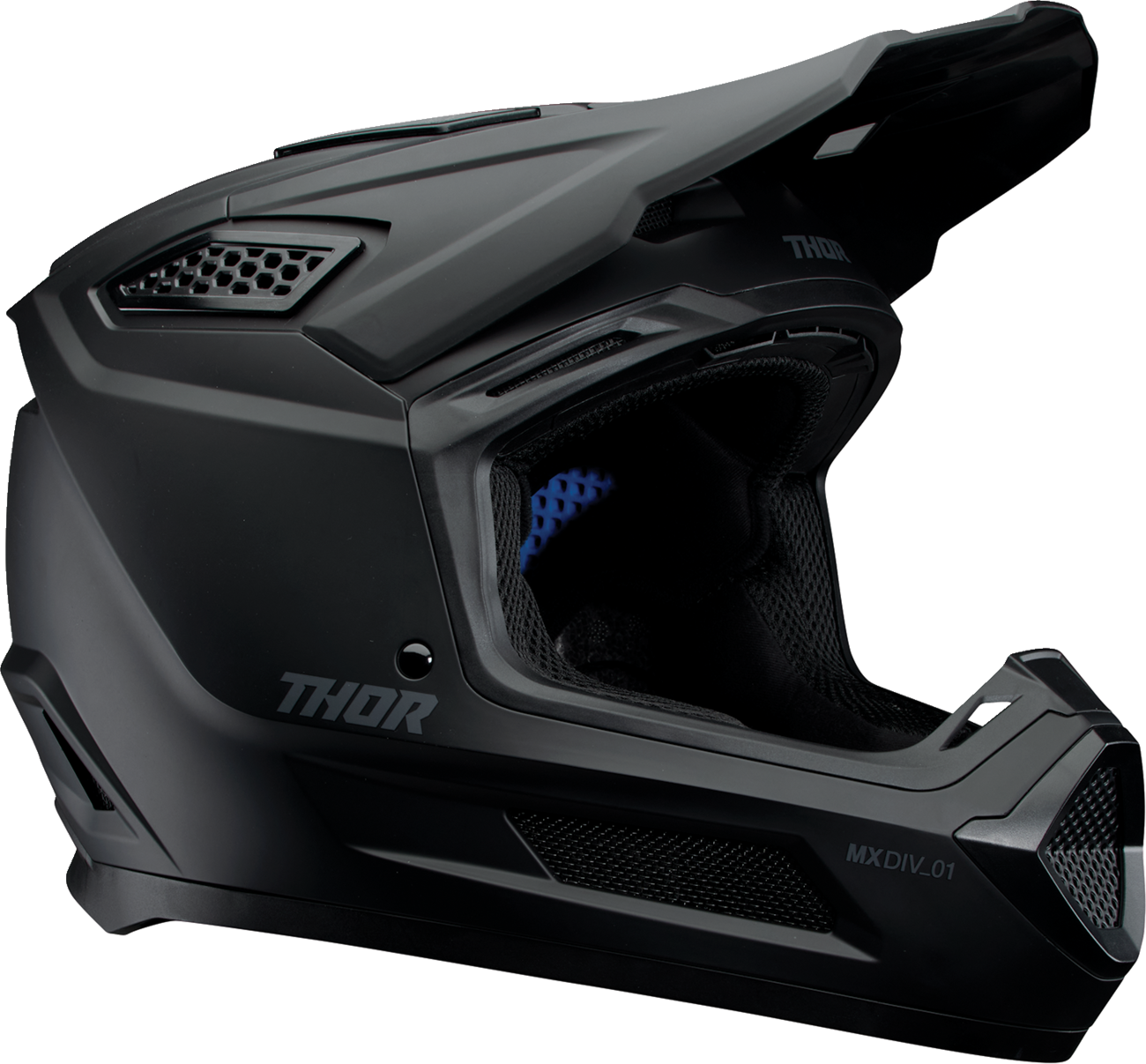 THOR Fleet Helmet Blackout Matte Black 2XL (Part No. 0110-9386)