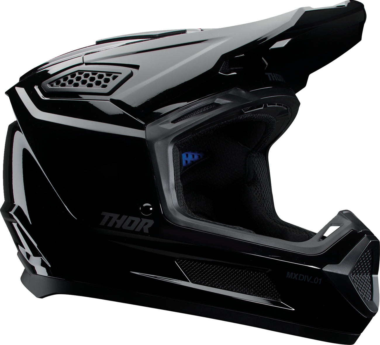 THOR Fleet Helmet - Blackout Gloss Black XS (Part #0110-9387)