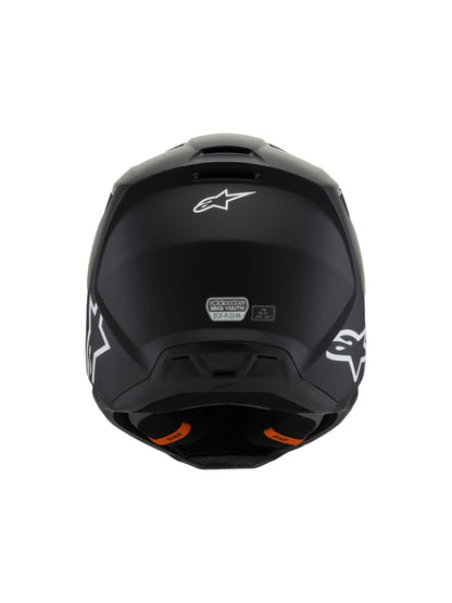 Alpinestars S-M3 Youth Moto Helmet (Black Matte, Youth Medium)