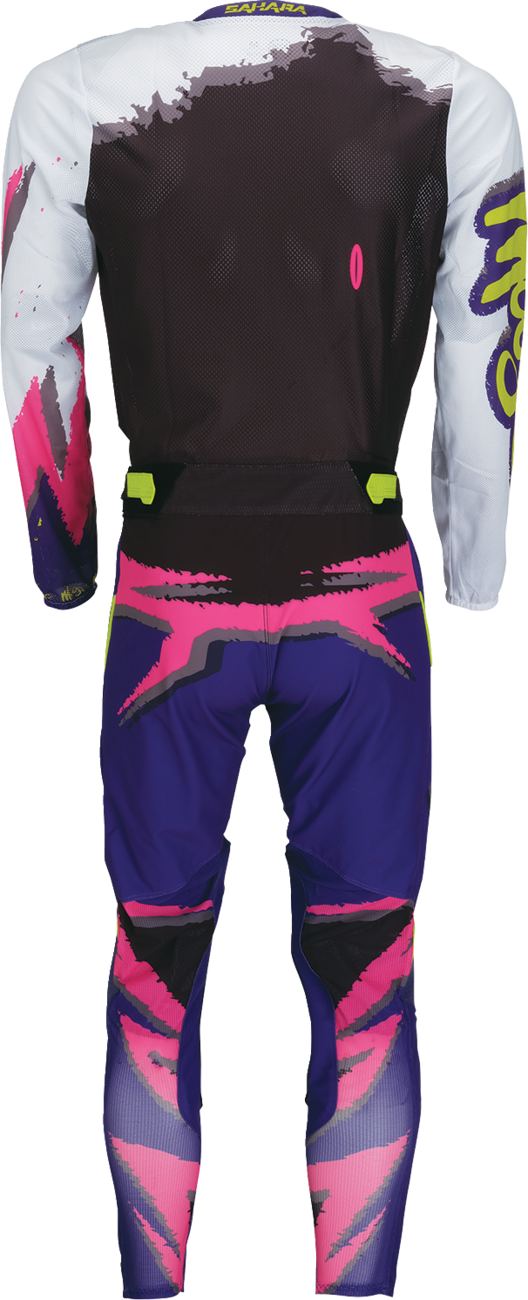 Moose Offroad Sahara LE Jersey - White, Black & Purple, Medium - Part #2910-8788