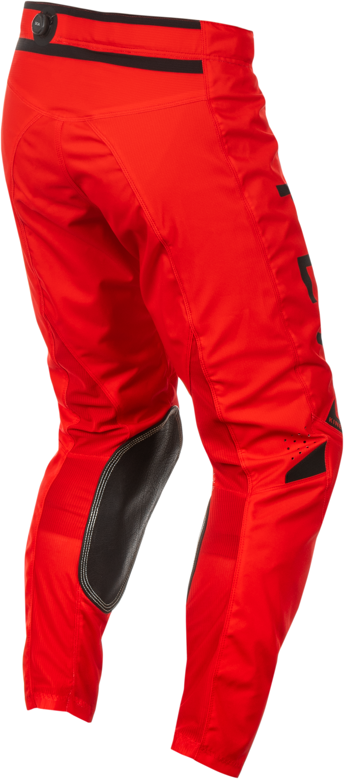 Fly Racing Kinetic Center Pants Red/Black Size 28 – Durable and Ventilated Motorcycle Riding Pants
