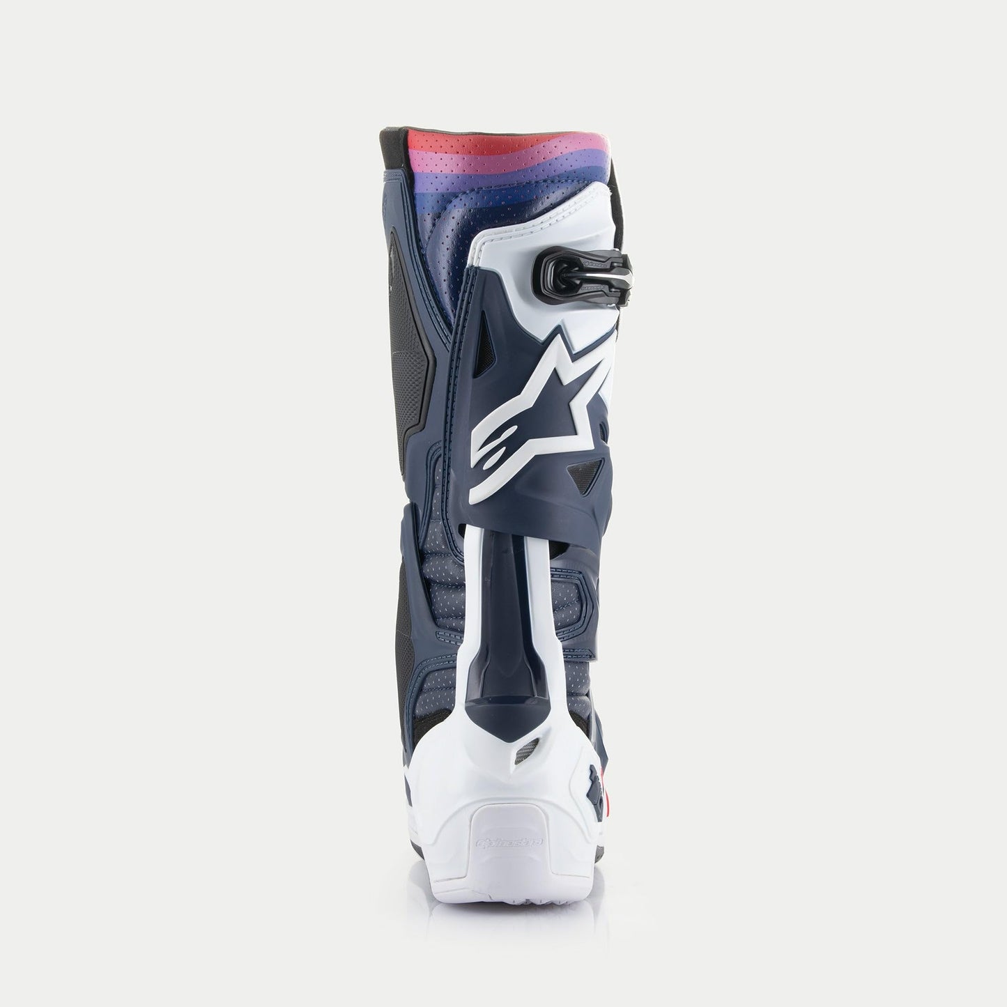 Alpinestars Tech 10 Supervented Motocross Boots (Night Navy/White/Rainbow, 8)