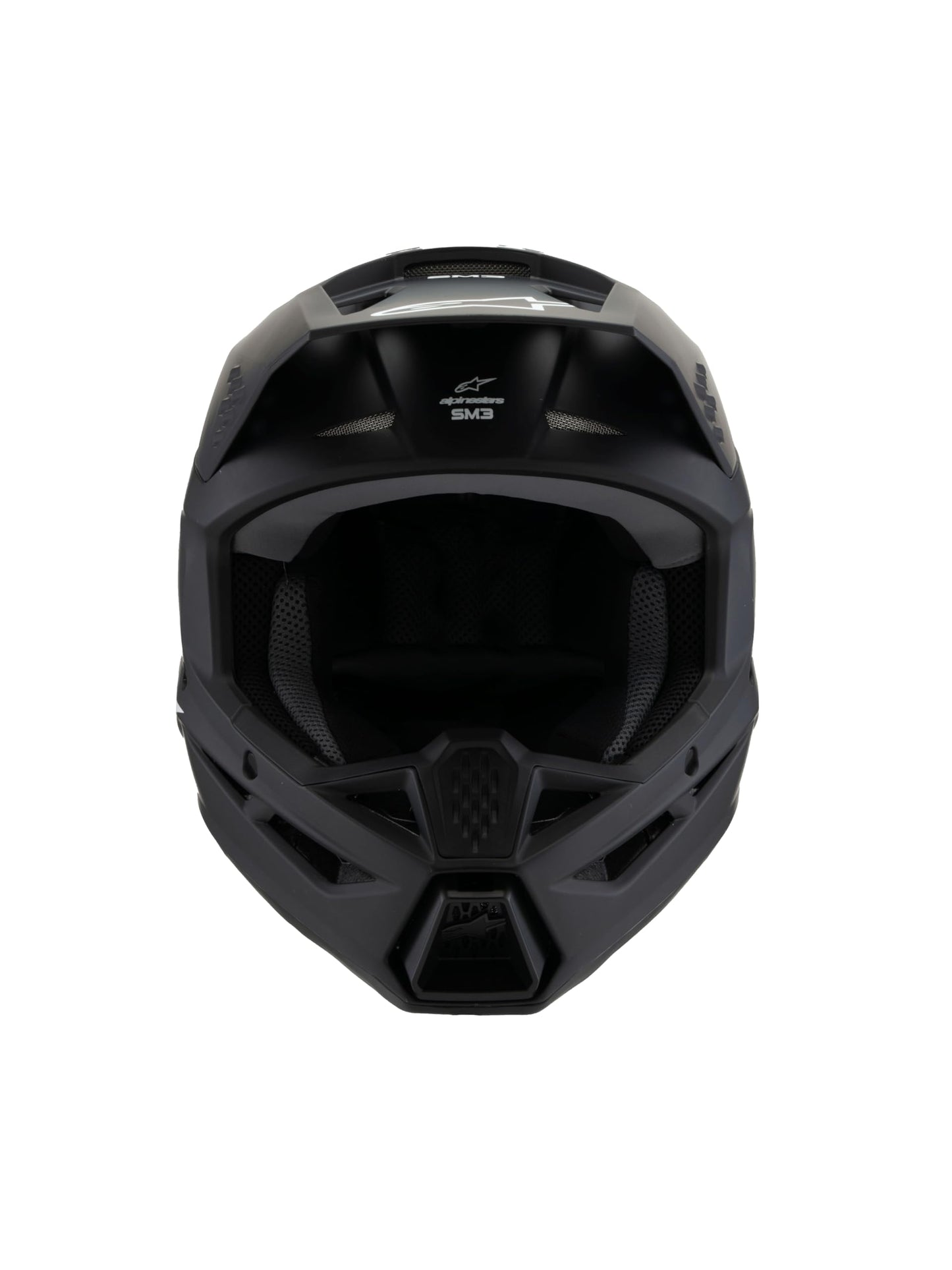 Alpinestars S-M3 Youth Moto Helmet (Black Matte, Youth Medium)