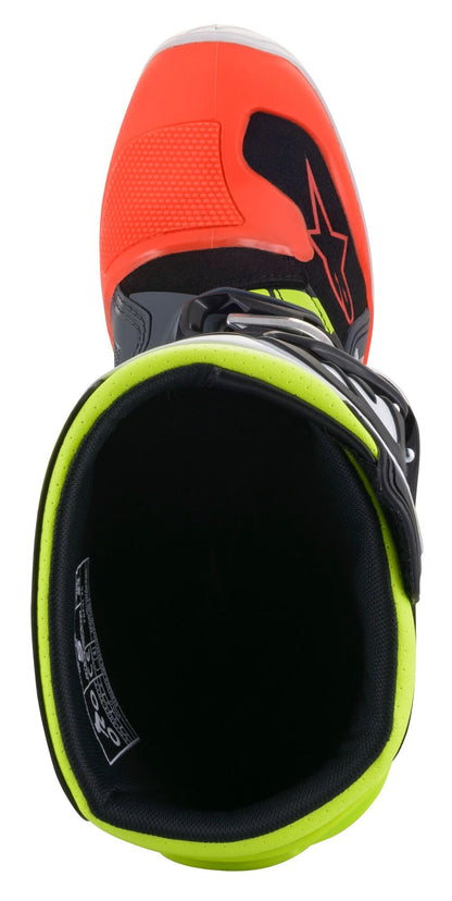 Alpinestars 2015017-9058-6 Youth Tech 7S Motocross Boot, Dark Gray/Red/Yellow, 6