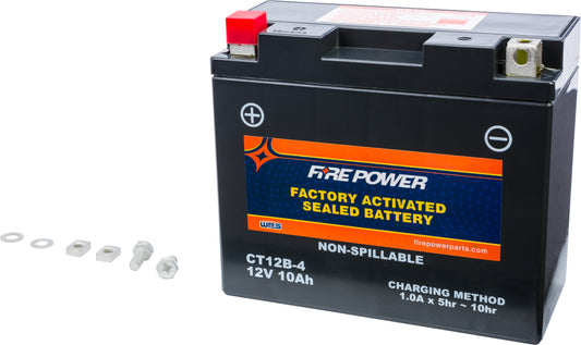 FIRE POWER CT12B-4 Sealed Motorcycle Battery for Ducati and Triumph Models