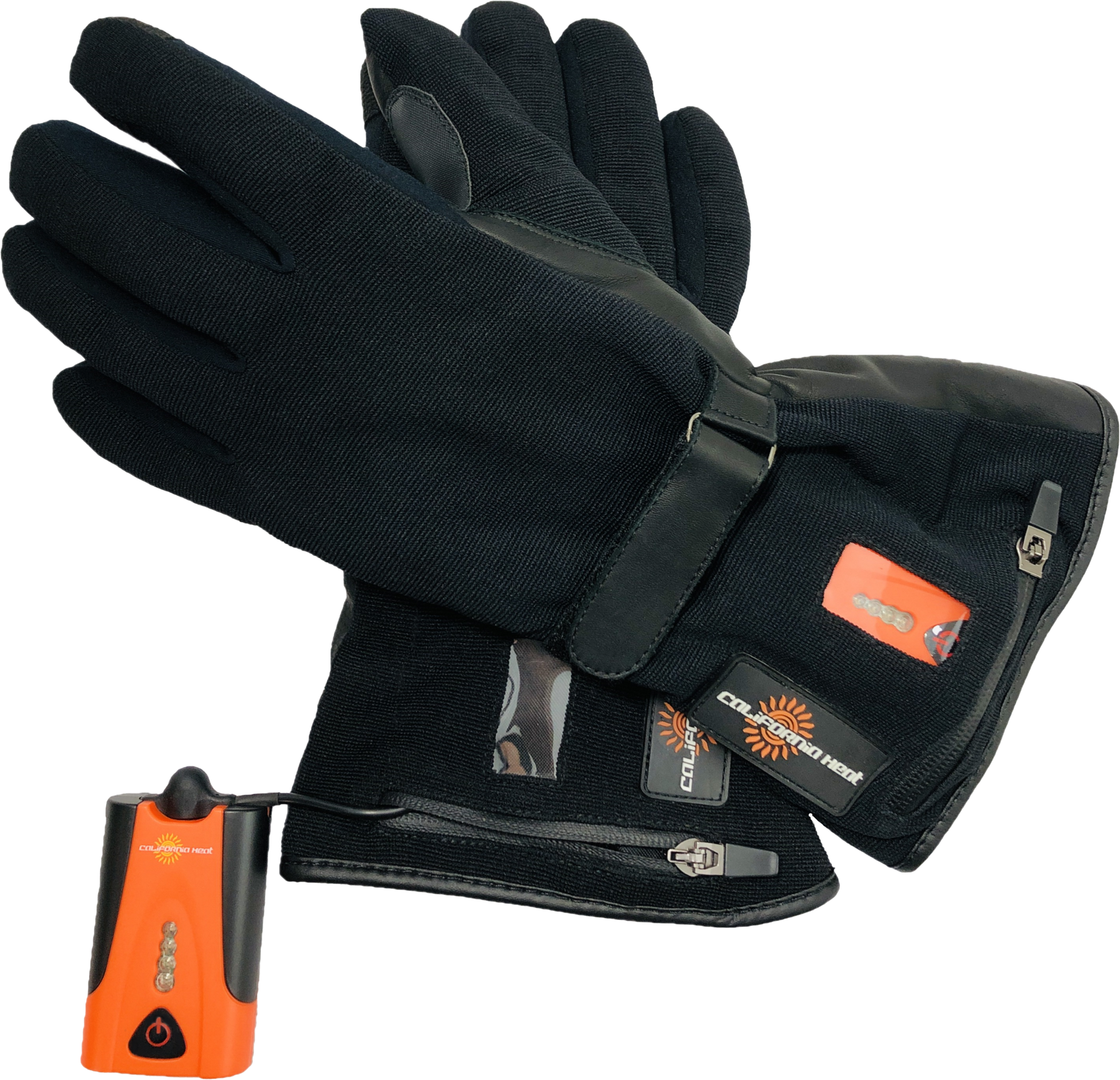 California Heat 7V ActivFlexx Gloves Black 2X – Waterproof Heated Gloves with Touchscreen Compatibility and Rechargeable Battery