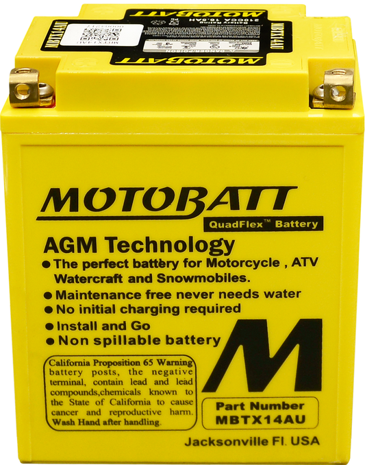 MotoBatt Quadflex AGM Batteries
