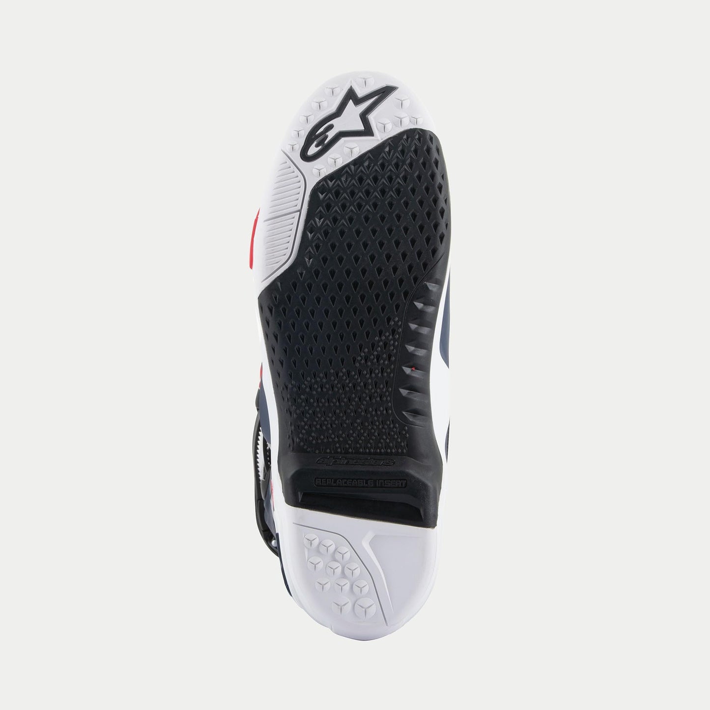 Alpinestars Tech 10 Supervented Motocross Boots (Night Navy/White/Rainbow, 8)