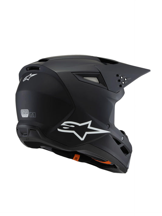 Alpinestars S-M3 Youth Moto Helmet (Black Matte, Youth Medium)