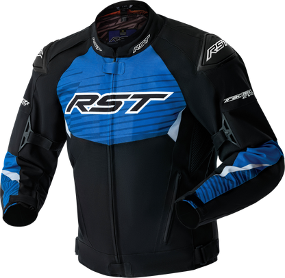 RST Tractech Evo D3o Textile Motorcycle Jacket Black/Blue - Medium (Part #103640BLU-42)
