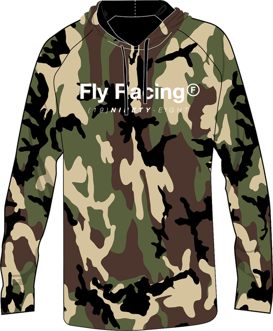 FLY TRADEMARK HOODIE ARMY CAMO MD