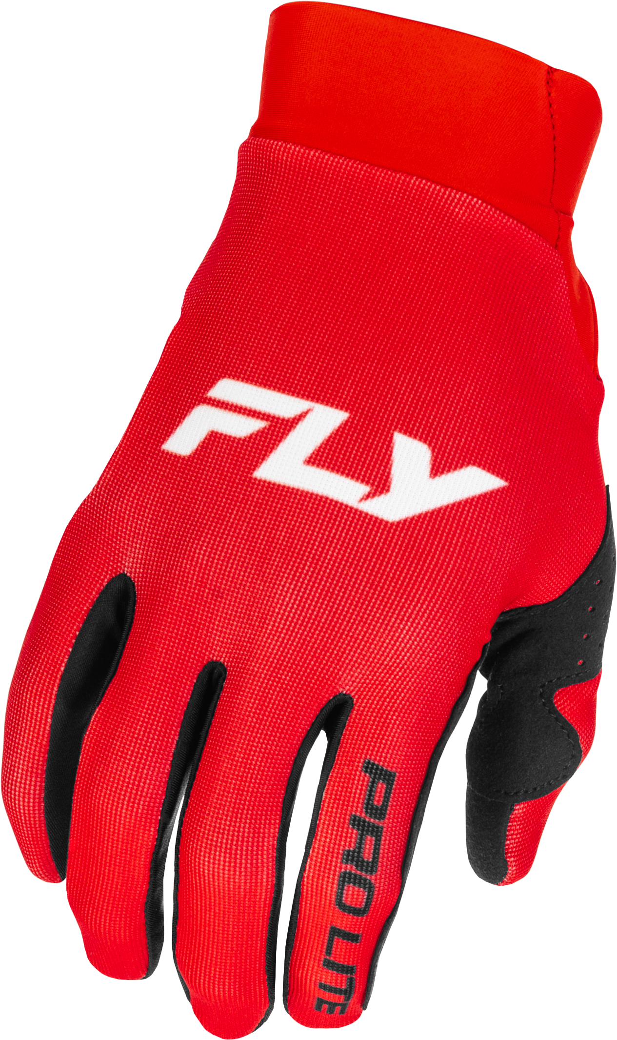 Fly Racing Pro Lite Gloves Red/White Large – Lightweight Race Gloves with Touch Screen Compatibility