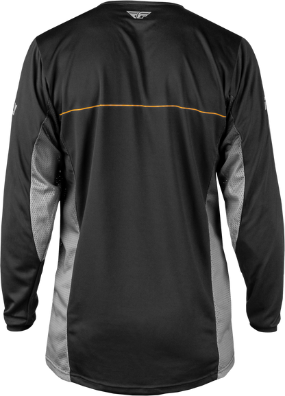 Fly Racing Patrol Jersey Black/Grey 2X - Durable Performance Motorcycle Jersey