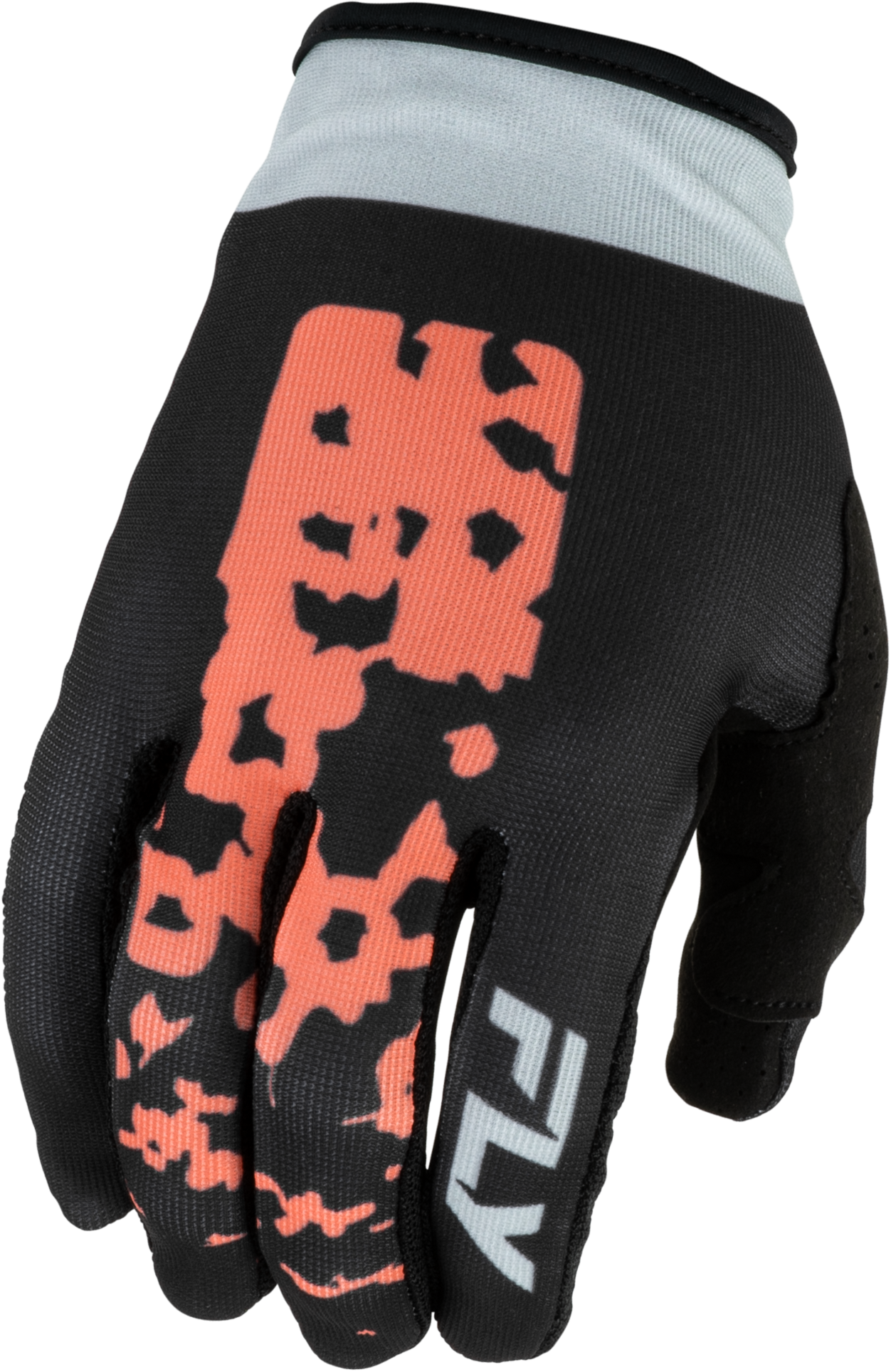 Women's Lite Flake Gloves Black/Light Grey/Coral 2x