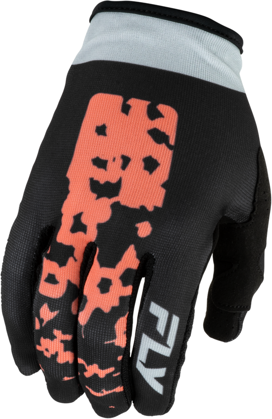Women's Lite Flake Gloves Black/Light Grey/Coral 2x
