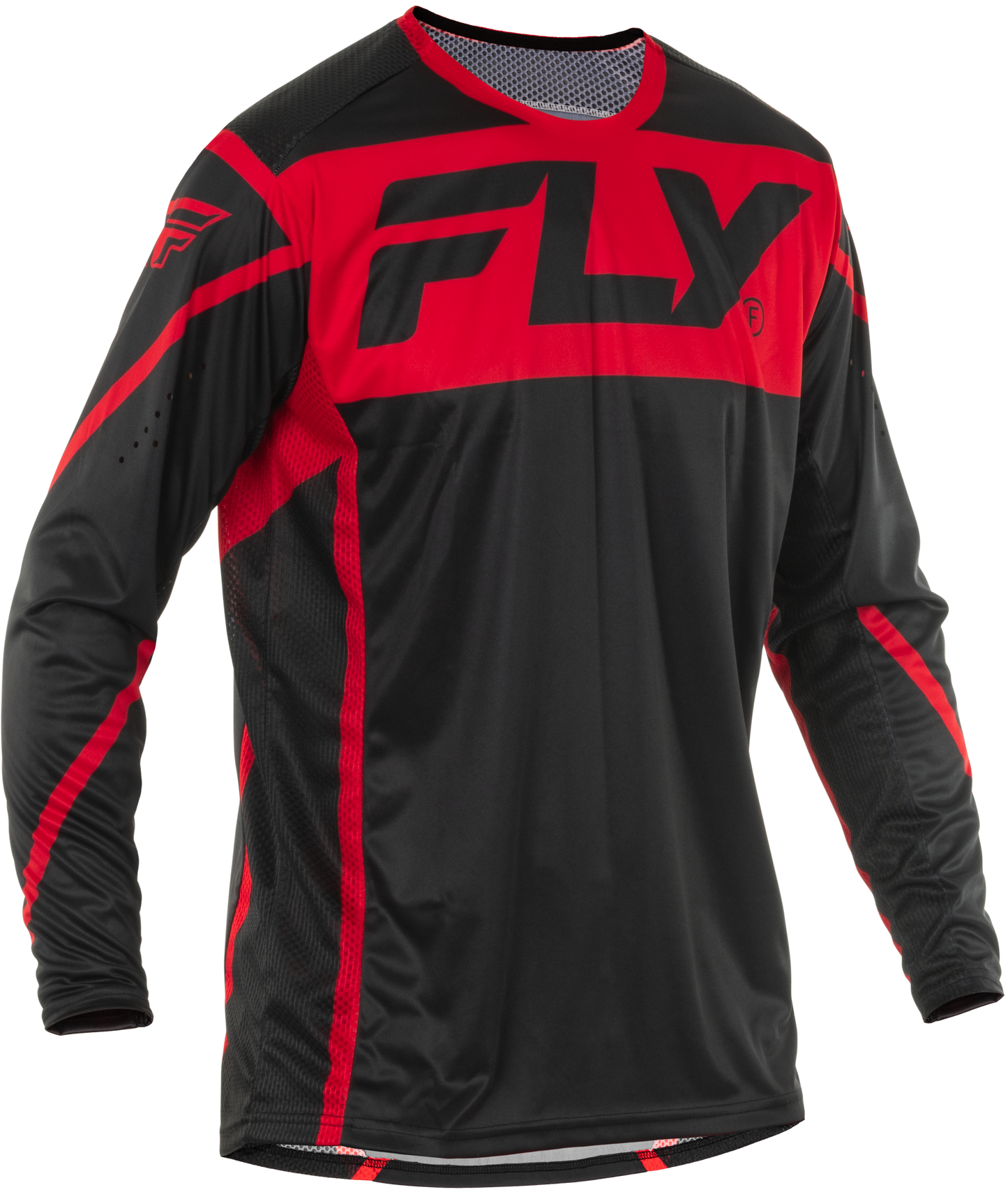 Fly Racing Lite Jersey Black/Red XL - Lightweight Performance Motorcycle Jersey