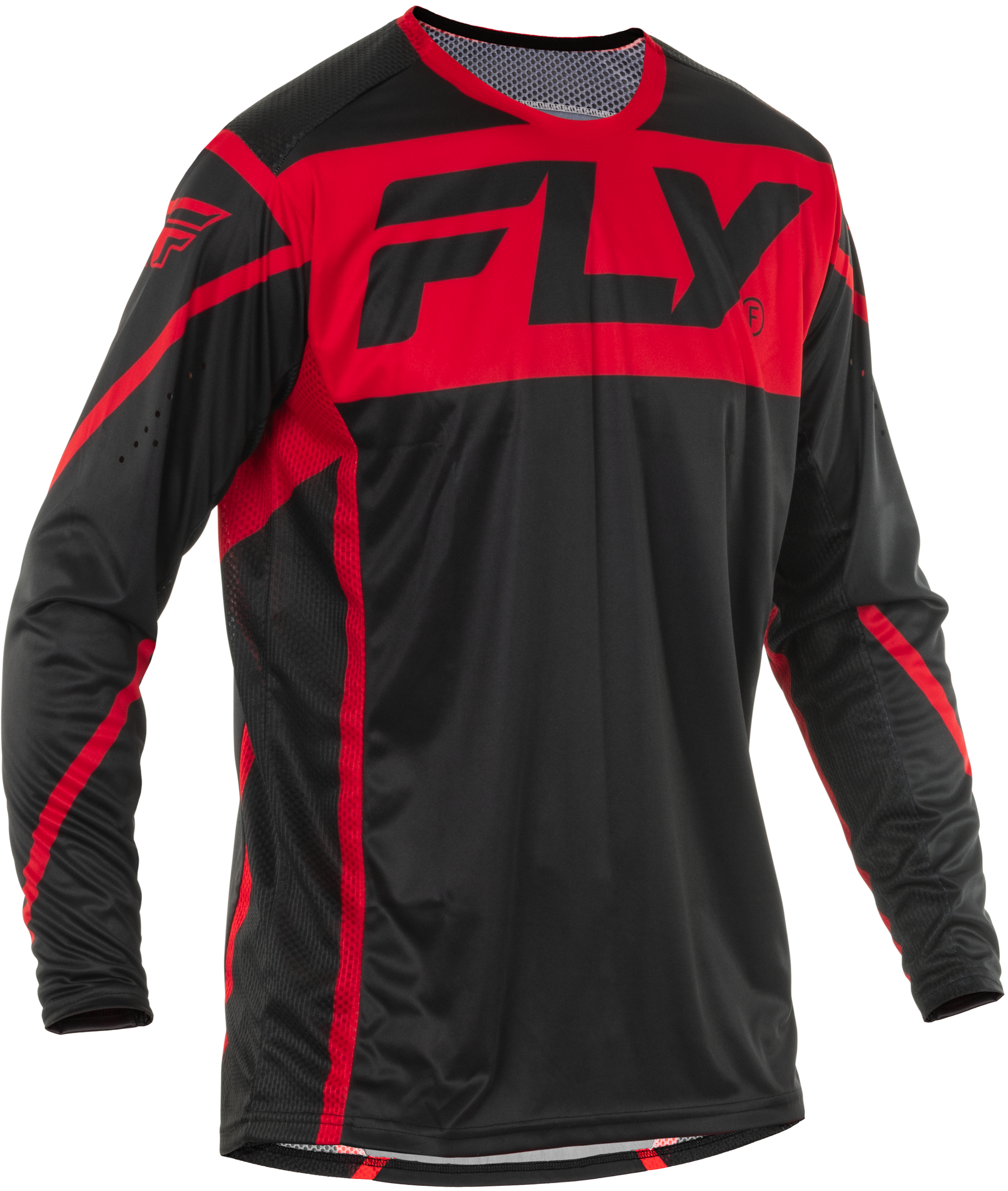 Fly Racing Lite Jersey Black/Red XL - Lightweight Performance Motorcycle Jersey
