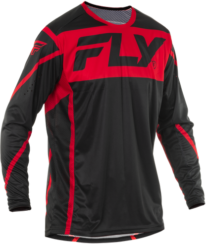 Fly Racing Lite Jersey Black/Red XL - Lightweight Performance Motorcycle Jersey